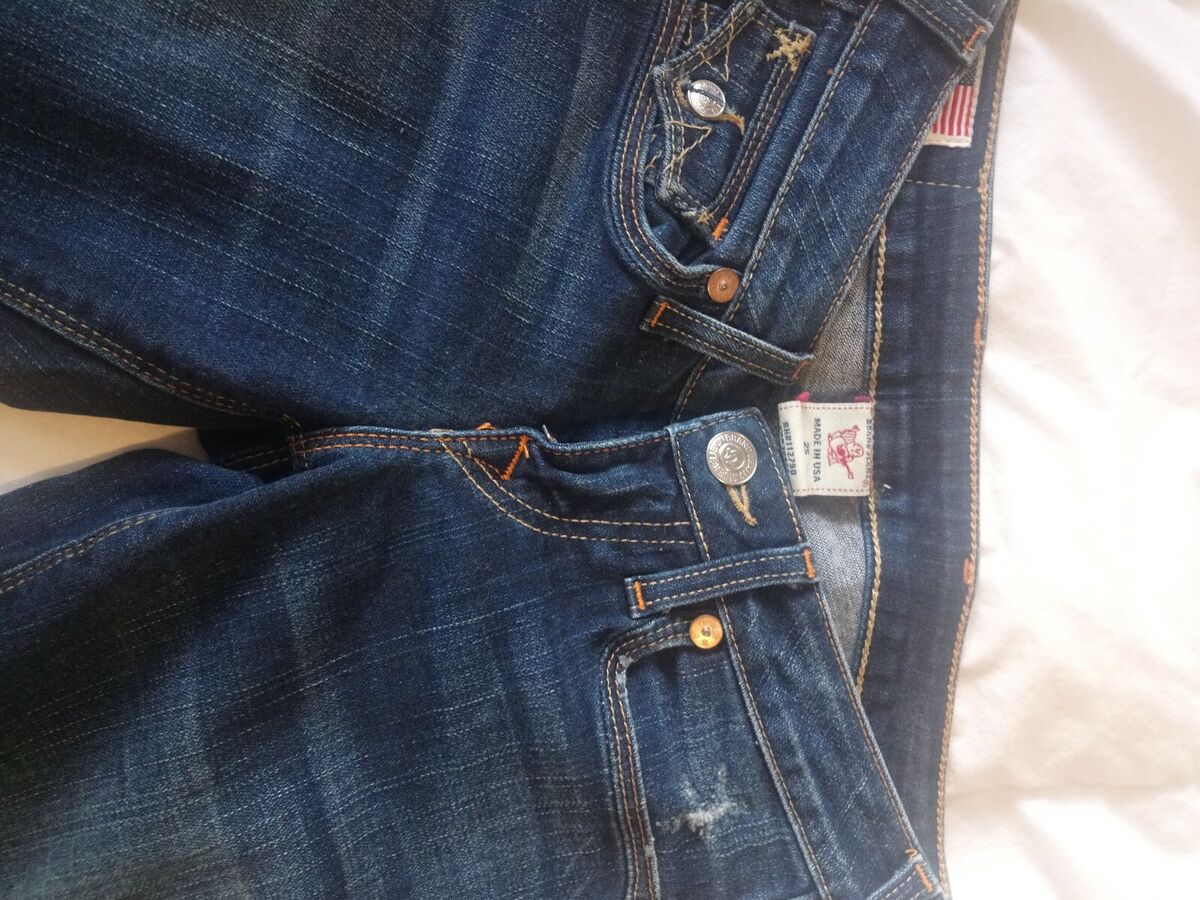 True Religion Women's Jeans BILLY BIG T Size 25 RN#112790 CA True Religion Women's Jeans BILLY BIG T Size 25 RN#112790 CA