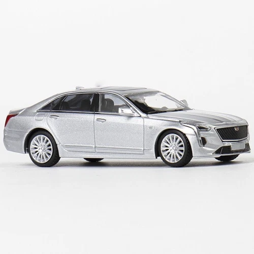 Sammlerstück 1:64 Silber CT6 Limousine Sportmodell Diecast Sammelauto Zinklegierung - Bild 4 von 6
