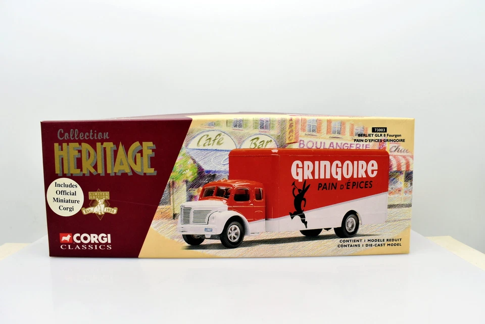 Modellino Camion scala 1:50 Berliet GLR fourgon pain d'epices gringoire Corgi - Immagine 2 di 4