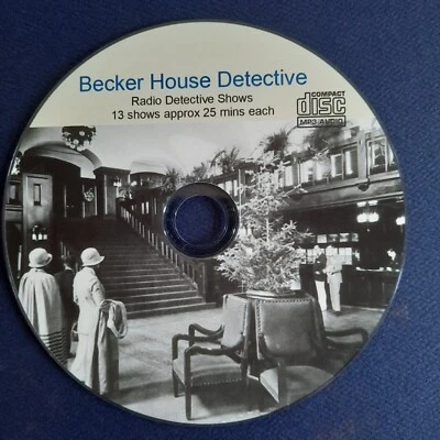 Becker House Detective - OLD Time RADIO series Mp3 CD