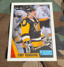 O-Pee-Chee 1987-88 Terry Ruskowski Blank Back Proof Card #73