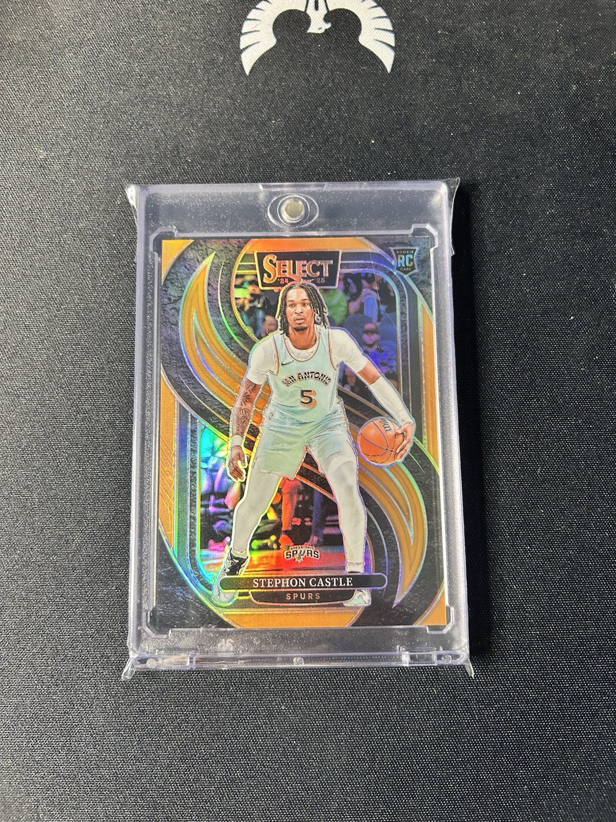 2024-25 Panini Select Premier Level Stephon Castle #175 Orange Prizm /65 (RC)