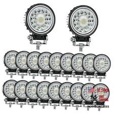 LED Tractor Work Lights, 20Pcs 4 Inch 99W Round Driving Fog Lights 20pcs 99w