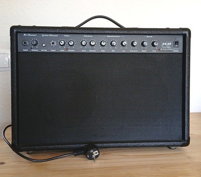 Gitarrenverstärker GX-40 Übungs-Amp mit 2 Lautsprechern 40 Watt