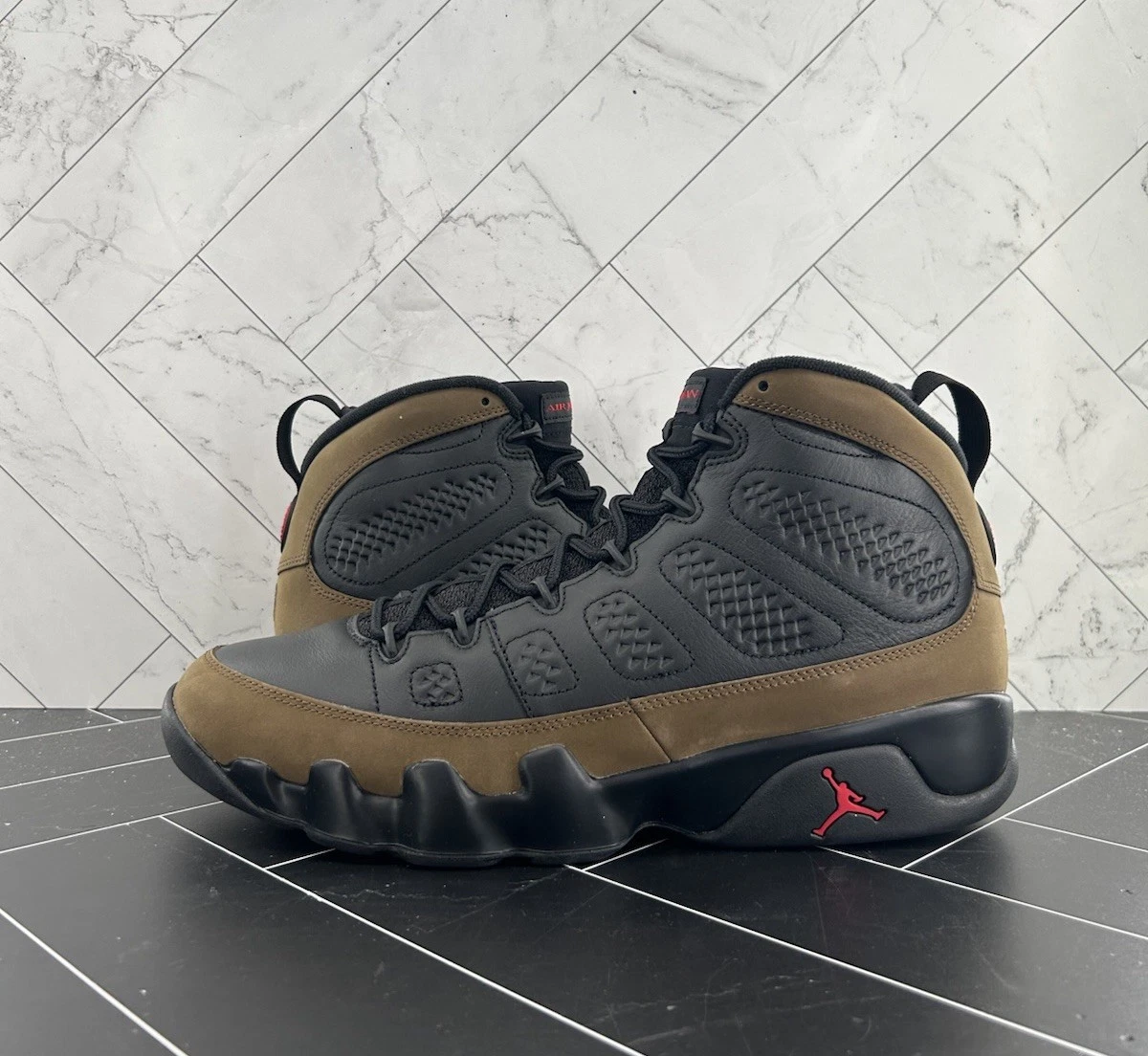 Nike Air Jordan 9 Retro 2024 Olive taglia 12 HV4794 030