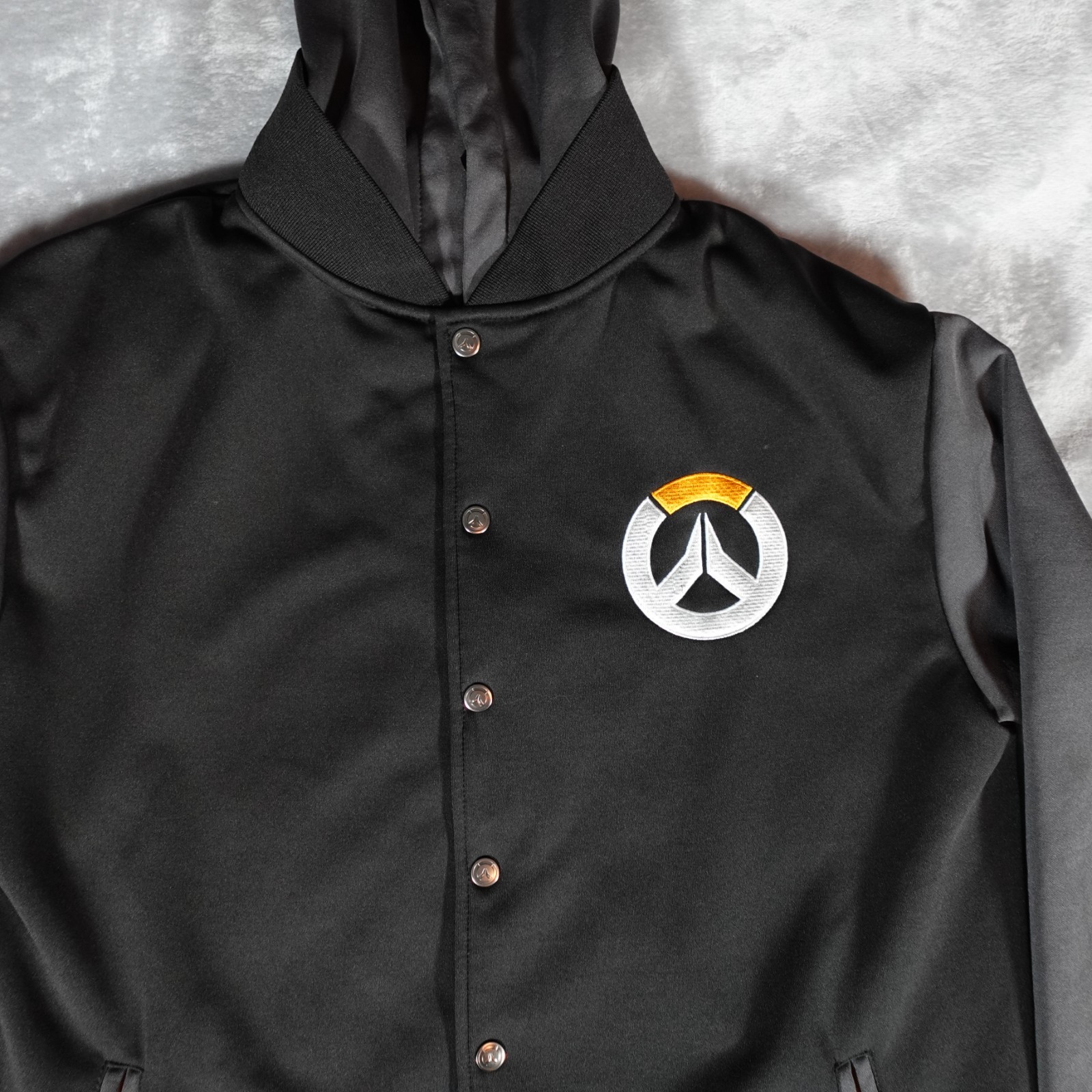 Blizzard Overwatch Snap Button Bomber Jacket Mens… - image 2