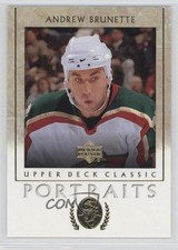 2002-03 Upper Deck Classic Portraits Andrew Brunette #49 0a1