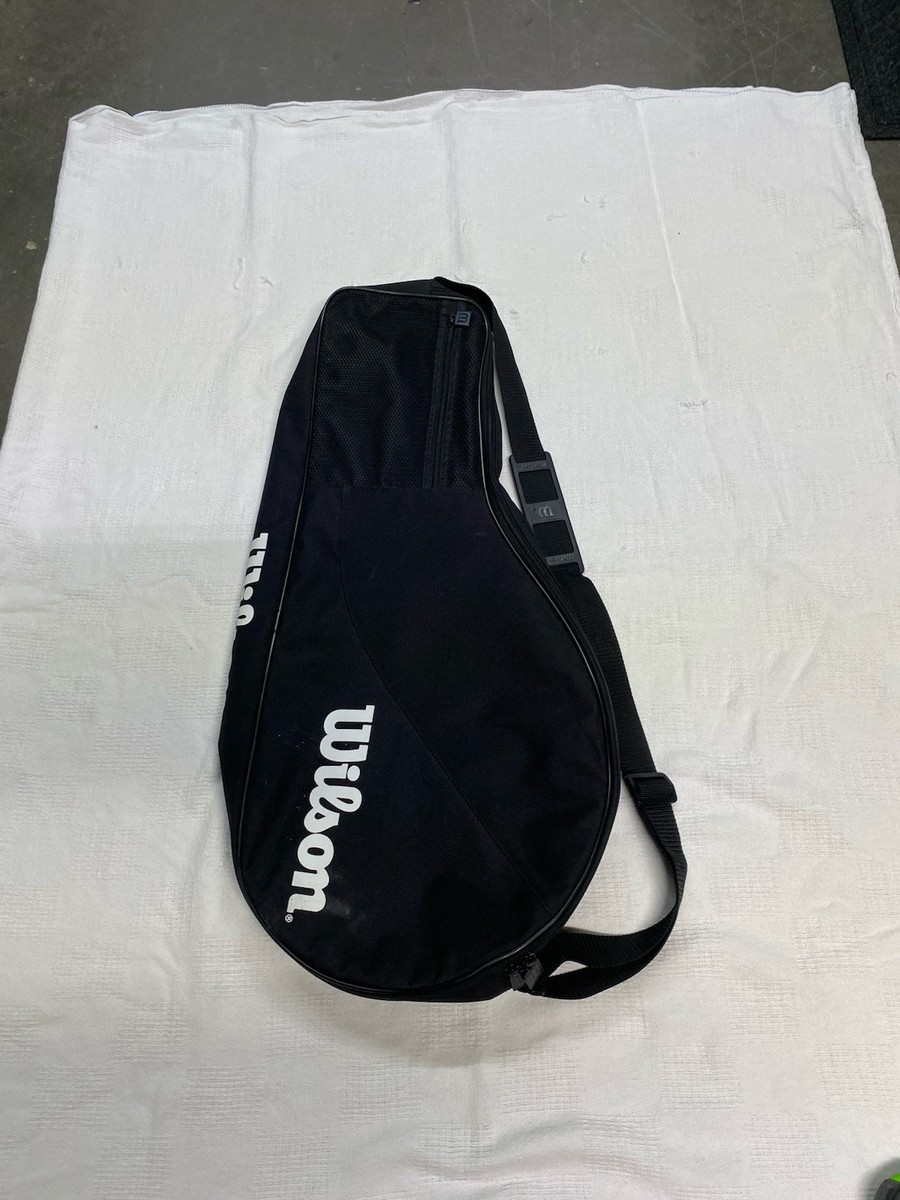 Wilson Black Softshell Tennis Racquet Zippered Bag