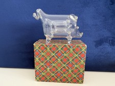Vintage Roberto Niederer Glasschwein im Schwein im Schwein Skulptur Hergiswil Swiss verpackt