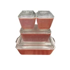 Vintage Pyrex Flamingo Pink 8-Piece Refrigerator Dishes 501, 502, 503 w/ Lids