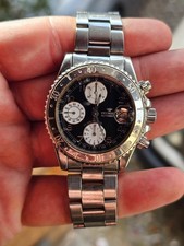 PRYNGEPS AUTOMATIC CHRONOGRAPH DIVER VALJOUX 7750 PANDA DIAL RARE MENS WATCH