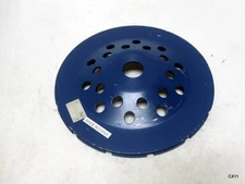 7" Double Row Unthreaded Concrete Diamond Grinding Cup Wheel Disc Grinder