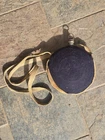 Civil War Reenactment Canteen Blue Cover with Strap Militaria