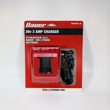 Bauer 20V 3 Amp Rapid Plus Battery Charger 1906C-B Item 57006 NEW Sealed