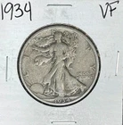 1934  WALKING LIBERTY SILVER HALF DOLLAR  ~ VF ~ NICE COIN ~ 90% SILVER