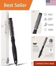 Professional Styling Brush - 0.6" Ceramic Barrel for Effortless C-Curls  Volume