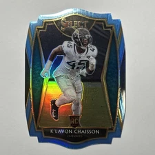 2020 Panini Select - Premier Level K'Lavon Chaisson #192 Light Blue Prizm RC