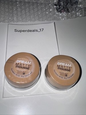 Maybelline Dream MATTE Mousse- NATURAL BEIGE 2.5 LOT OF 2 SEALED