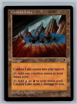 Magic The Gathering Tempest Caldera Lake MTG TCG CCG