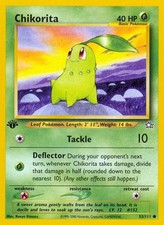 Chikorita (53) 1st Edition Common Neo Genesis 53/111 NM