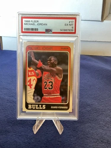 1988-89 Fleer - Michael Jordan #17 PSA 6 - 141887939
