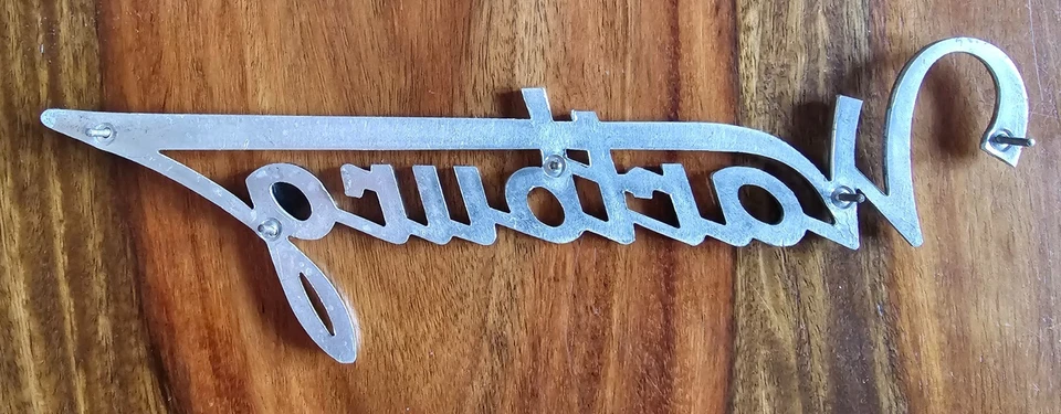 Wartburg 311 Original Schriftzug Garagenfund wie NEU nie verbaut gewesen - Bild 4 von 4