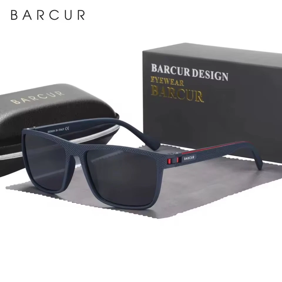 Lunettes Soleil Polarisées UV400 Unisexe Anti-Éblouissement Style Rétro Été - Photo 1/3