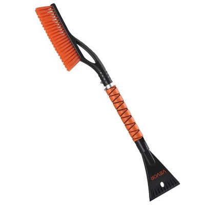 27'' Snow Brush Ice Scraper Aluminum Removal Tool Foam Grip for Car Truck SUV