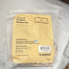 truekind Convertible Strapless Bandeau Padded Wireless Bra Beige S