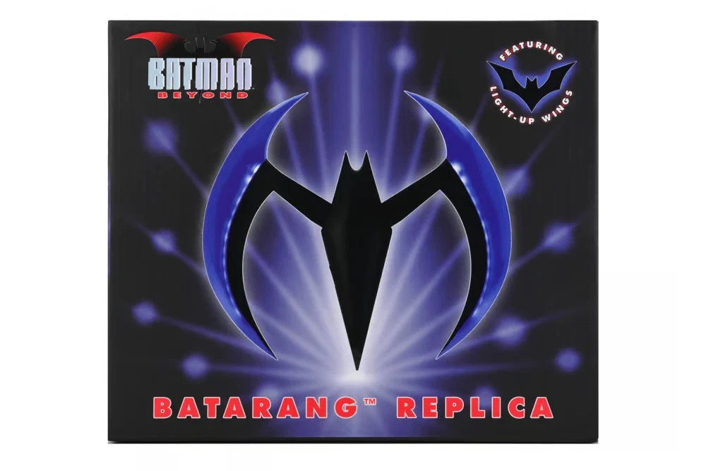 NECA Batman Beyond Batarang Replica (Blue Verison) with light up wings