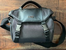 Nikon DSLR Camera Bag Gray Padded Shoulder Strap