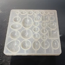 Silicone Mold Mould “Cabochon” Shapes Jewelry Craft Art Resin Clay Epoxy