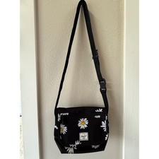 Herschel Messenger Bag Daisy Floral Print Crossbody Adjustable Strap