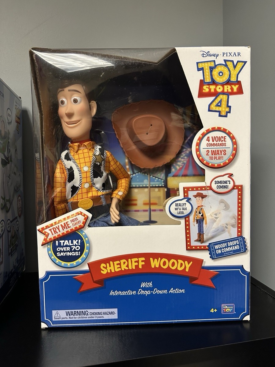 Disney 64431 Toy Story Sheriff Woody with Interactive Drop-Down