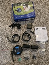 Wireless Electric Dog Fence Pet Containment System Collars For 2 Dogs -Open Box
