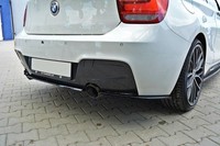 Maxton Design Diffusor Heckansatz Passend FüR BMW 1Er F20/F21 M-Power Schwarz Ho