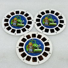 Lot/Set of 3 VTG Bob the Builder "Clumsy Roley" View-Master Color Reels VG
