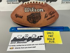 1999 NFL PRO BOWL OFFICIAL WILSON GAME ISSUED FOOTBALL BALL KEYSHAWN JOHNSON MVP