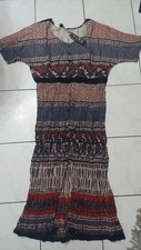 NWT $135 Vintage Women’s Dress Long Modest Peasant Made In India Sz. M Cotton