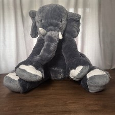 Animal Alley Toys R Us Plush Elephant Floppy Gray Soft 18  Stuffed Animal