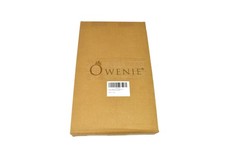 OWENIE Pinch Pleated Sheer Curtains Set of 2 White 40x120 Window Panels Drapes