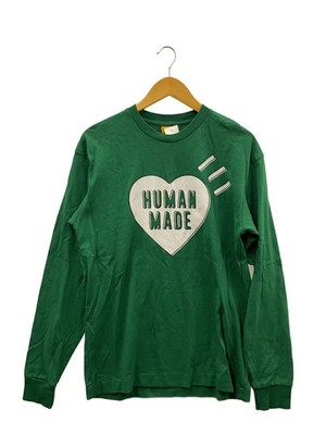 HUMAN MADE GRAPHIC LS TEE Long Sleeve T Shirt M Cotton GRN Print HM30CS044