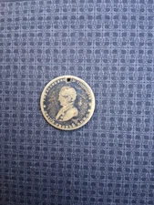 1840 Martin Van Buren Political Campaign Hard Times Token Eagle Safe Brass