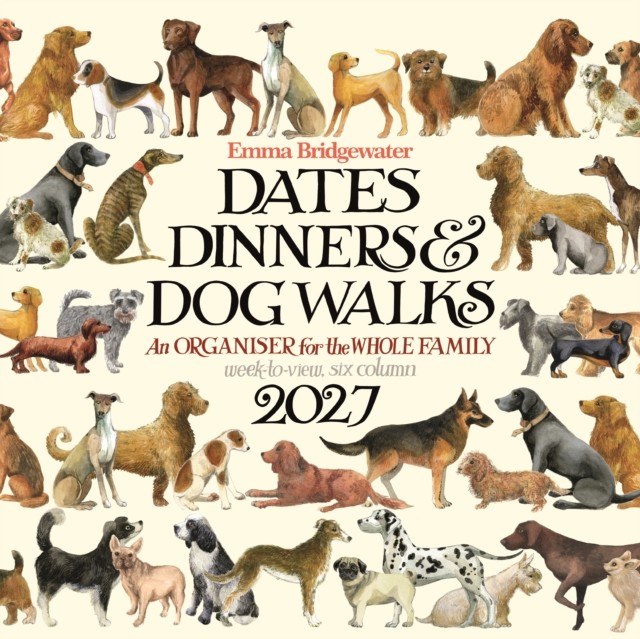 Emma Bridgewater, Dates, Dinners & Dog Walks WTV Planner Wall (Calendar) - Image 2