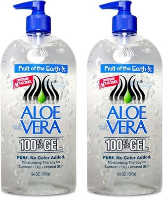 Aloe Vera 100% Gel 24 oz (2 pack)