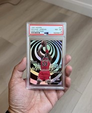 Michael Jordan - 1997 Hoops High Voltage - PSA 8