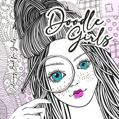 Doodle Girls Coloring Book for Girls | Monsoon Publishing | Taschenbuch | 88 S.