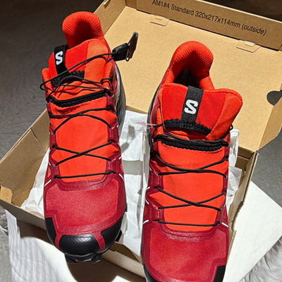 Salomon Speedcross GTX Waterproof Low Top Trail Running Hiking Shoes Red/Orange