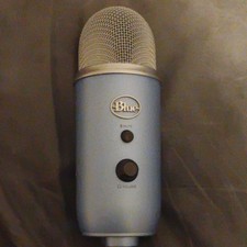 Blue Yeti USB Condenser Microphone Multi-Pattern, Mute, Gain, Headphone Jack