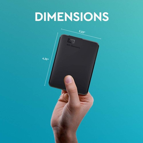 4TB Elements Portable External Hard Drive - USB 3.0 - WDBU6Y0040BBK-WESN (Ren... - 第 7/7 張圖片